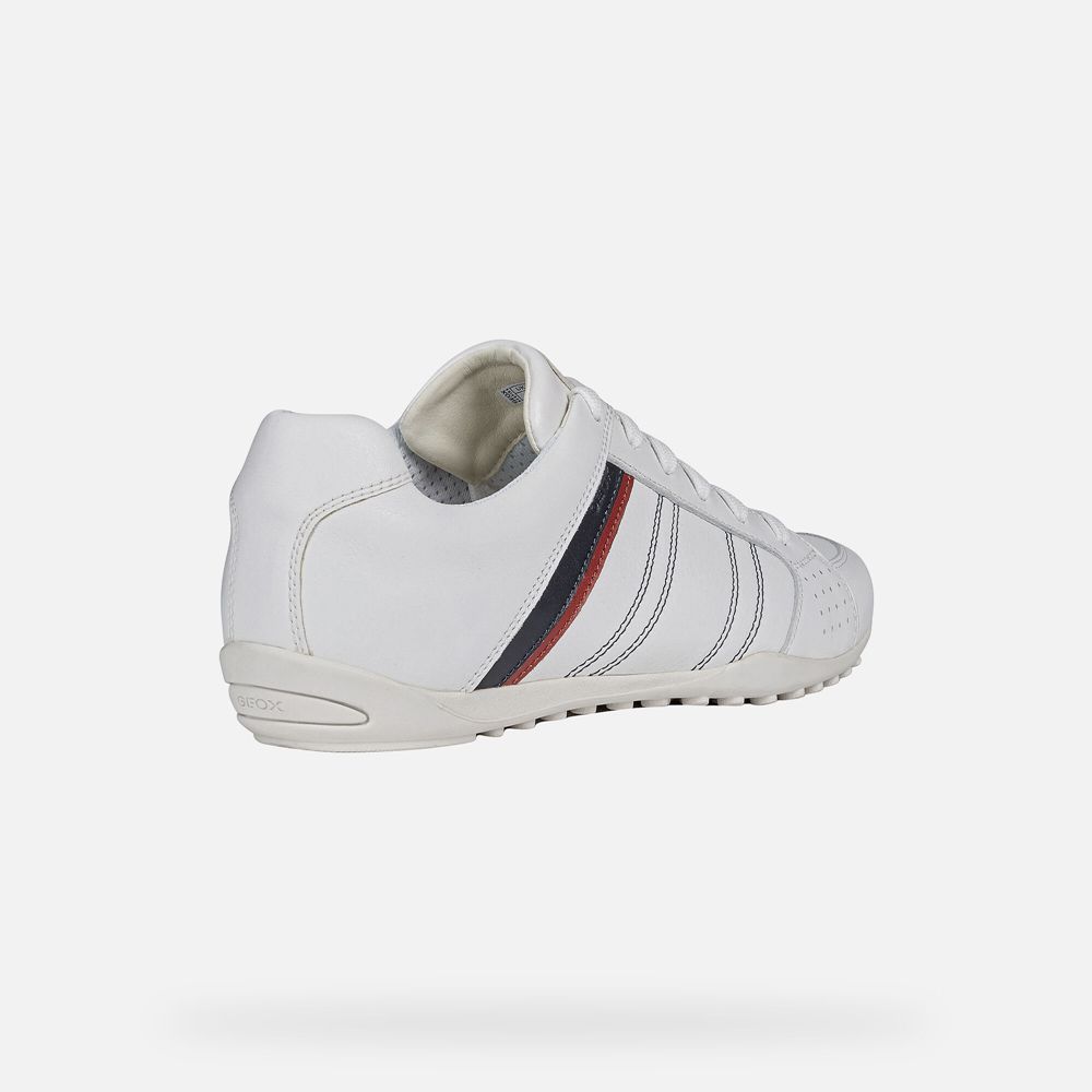 Geox Erkek Spor Ayakkabı Beyaz - Wells - PTO-710543